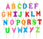 Personalised Birthday Cake Topper Candles Boys Girls Choose Name Latter 2 3 4 5