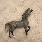 Breyer Gray Model Horse Figurine  Plastic Figure With Breyer Marking