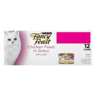Purina Fancy Feast Grilled Chicken Flavor Feast In Gravy Wet Cat Food -3oz 12ct