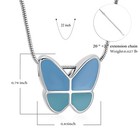 Butterfly Cremation Jewelry Urn Necklace For Ashes Urn Pendant Memorial Keepsake