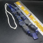 Afghanistan Natural Old Lapis Lazuli Stone Different Shape Beads Necklace