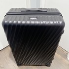 Tumi 19 Degree 31 Inch Expandable Wheeled Spinner Packing Luggage Black Texture