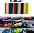 1 Pcs Car Headlight Tint Film 12 X 48inch cuttable stretchability Car Headlight
