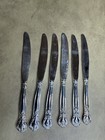 Vintage Godinger Silver Plated Flatware Set Of 6 Dinner Knives