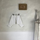 Vintage French White Cotton Bloomers Eyelet Lace Trim 1910s 