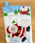 New Bucilla  snow Angel Friends   89774e Christmas Stocking Finished Complete