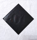 Vintage Country Store Dime Store Embossed Metal 10 Cent Price Sign