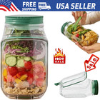 Salad Pod  Vertical Layering Salad Pod Built Plastic Salad Storage Jar Us