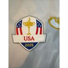 2025 Ryder Cup Bethpage Black Embroidered Golf Flag 45th Tournament Souvenir