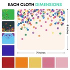 10 Pack Microfiber Cleaning Cloths For Glasses  Lenses   Screens     Soft Reusable