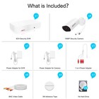 Anran 5mp Lite Dvr8ch Wired Outdoor Security Camera System With 4 Cameras