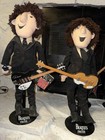 Beatles Plush Dolls Set With Black Suits And Musical Instruments