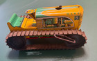 Marx No 5 Tin Litho Wind-up Toy Tractor From The 1950s   Works   No Driver  