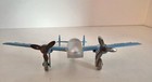 1950 s Vintage Hubley U s n  3-b-4 Electra Airplane-g vg Must See- Htf Plane Wow