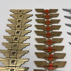 100  Vtg Airline Jr  Pilot Wing Pins - Stickon Twa Aa United Us Air America West