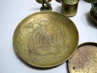 Large Lot Of Vintage Brass Items Various Shapes And Sizes Brass Decor China