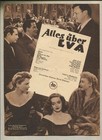 All About Eve  1950 Bette Davis Anne Baxter Original Vintage German Film Program