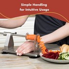 Stainless Steel Vegetable Spiralizer - 5 Blade Zucchini Noodle Maker - Industria