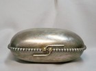 Victorian Silver Plate Travel Soap Dish Case   A Beauty