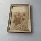 Two Vintage Framed Pressed Flower Pictures