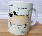Dog Pug Coffee Mug Cup Anatomy Of A Pug   Society 6