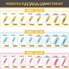 540 Piece Marine Grade Heat Shrink Wire Connectors Electrical Connectors Kit