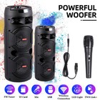 5000w Portable Bluetooth Speaker Subwoofer Heavy Bass Sound System Party   Mic