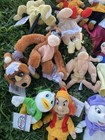 Vintage Disney Store Mini Bean Bag Plush Lot 17 George Of The Jungle Pinocchio