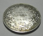 1921 Canada Silver Quarter Vf Key Date Low Mintage  800 5 83 Grams 23 62mm Km24a
