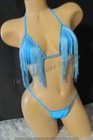 Exotic Dancer Stripper Sexy Fringe Dancewear      t1940 