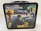 Brand New Near Mint  Vintage 1978 Police Patrol Metal Lunchbox   Thermos