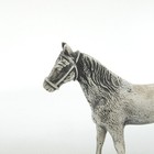 800 Silver Horse Mare With Bridle Figurine Vintage Antique Figure Statue 136 6g