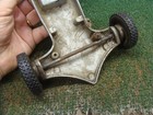 Vintage Thimble Drome Prop Rod Chassis W  Axles   Wheels tires Toy Tether Car