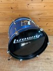Ludwig Accent Jr  Bass Drum 16  Diam Teal Blue 16  X 11  Small Travel Kick Drum