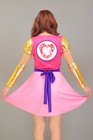 Luli Pampin Adult Women   s Costume Dress With Wristbands     Size Xs To Xl