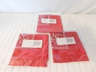 Lot  Of 3 Paisley Print Head Scarf Bandanna 22  X 22  Apox Cotton