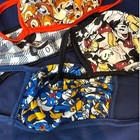 Disney Face Mask Set Mickey Mouse Donald Duck Chip N Dale Stretchy 4 Pack