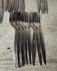 58pc Lot Vintage Mcm Oneida Gentle Rose Silverplate Flatware Set Silver Plate