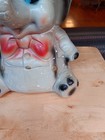 Vintage Chalkware Elephant Bank With Sailor Hat 1940-1950    367