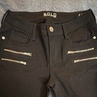 Bold Elements Curvy Skinny Women   s Black Denim Skinny Jeans Size 4
