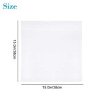 13pcs Mens Handkerchiefs 100  Cotton Classic Hankies Pocket White Gift