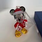 Disney Mickey Swarovski Christmas Ornament New 2311m 