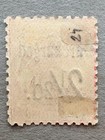 Samoa 26   1898-1900 Hand Stamped Surcharged Stamp   Mh