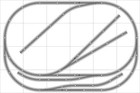 Bachmann E-z Track Train Layout  021 Train Set Ho Scale 4  X 6  Wire Switches