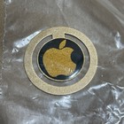 Vintage Apple Computer Logo Metal Bookmark Original 1980s Promo Item Macintosh