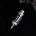 Silver Aquarium Co2 Bubble Counter Single Head Diffuser With Check Valve