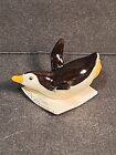 Retired Hagen Renaker Penguin Sliding Figurine 1986 Partial Card