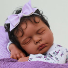 Reborn Baby Dolls Black Girl - 20 Inch Realistic Newborn Baby Dolls Newborn Baby