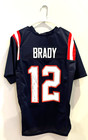 Tom Brady Signed Autographed Pro Style Blue Patriots Jersey Authenticated Coa