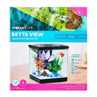 Vibrant Life Betta View Aquarium Starter Kit  Small  1 5 Gallon